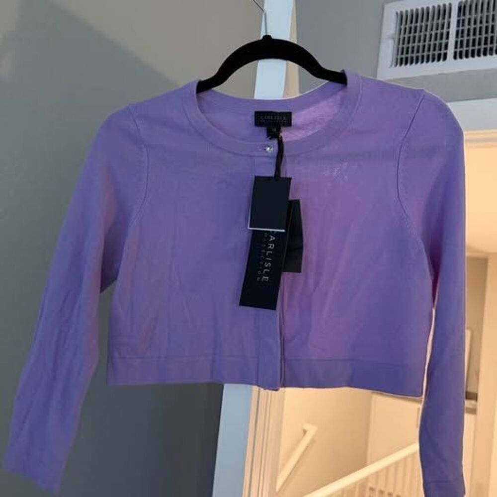 100% Cashmere Crop Sweater Jacket